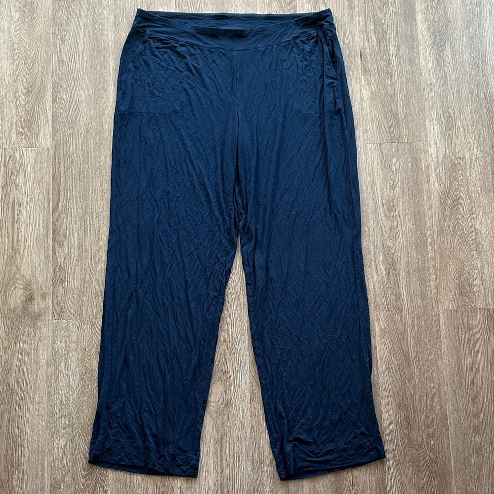 Soma Cool Nights Pajama Pants‎ Nightfall Navy Size XL Long Loungewear Comfy